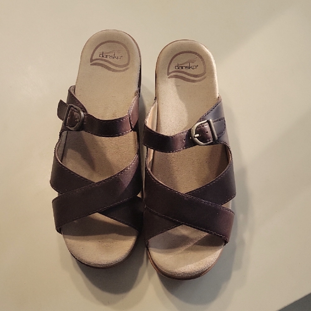 Dansko Women's Brown Sandals 38 (7.5)